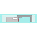 Dorma TS 71 72 73 83 Parallel Arm Mounting Bracket Silver per piece