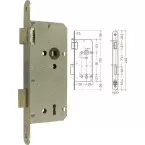 Flat Grey Rounded Faceplate PA090 SERIES 90 / pc