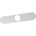 Tegenplaat voor AE-slot van geanodiseerd aluminium / pce