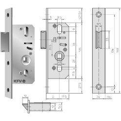 KFV 68 Mortise Lock 24mm Backset per piece