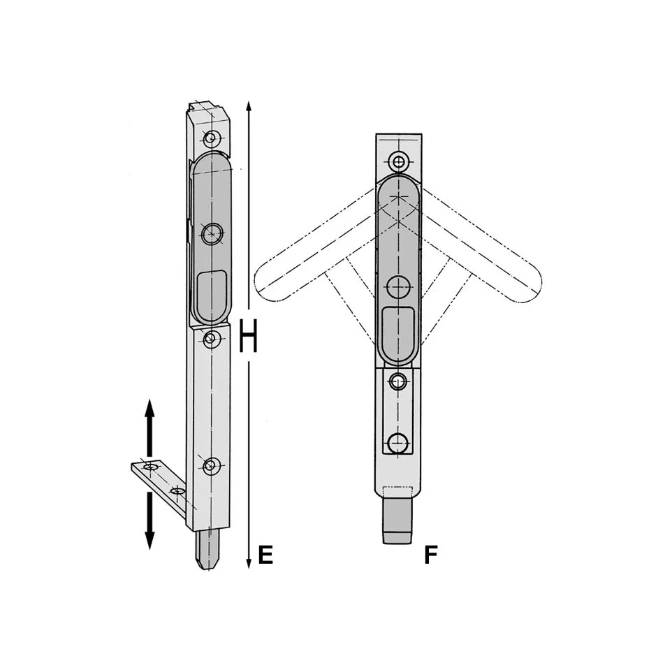 PVC Lock KTR 8037/31 Silver 160mm per...