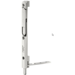 PVC-slot KTR 8032/31 zilver 200mm (instelbare terugloop) / pce