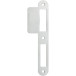 Gâches DIN pour porte à fleur pour lançant + dormant argent  48mm / pce