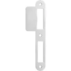 DIN Strikes for Flush Door with Latch and Frame Silver 48mm per piece