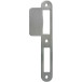 Omkeerbare platte sluitplaat voor inbouwdeur voor 48mm inox frame / pce