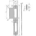 DIN Strikes for Flush Door Stainless Steel 48mm per piece