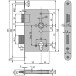DIN-projectslot CES LOCKS PZW 55/72 links/DIN R / pce