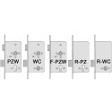 DIN-projectslot CES LOCKS PZW 55/72 links/DIN R / pce