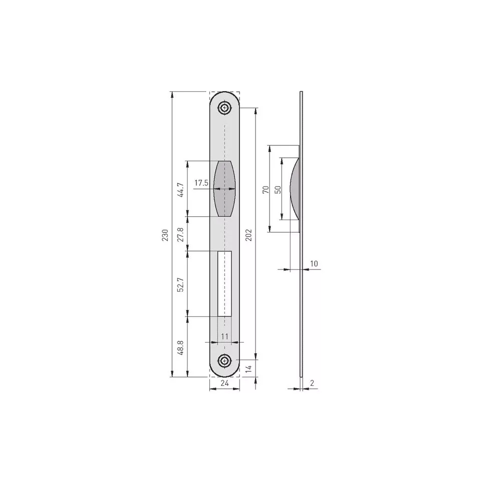 Roller Lock Strikes 311 Stainless...