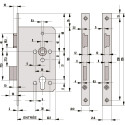 Slot Standaard DIN BKS 6031 55/72 links/DIN R PZ / pce
