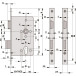 BKS 6031 Standard DIN Mortise Lock Left/DIN R PZ / pc