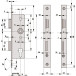 Serrure DIN étroite BKS 0007 40/72 gauche/DIN R PZ / pce