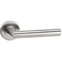 Arena-4 Interior Door Handle L90° on Round Rosette Stainless Steel 304 / piece