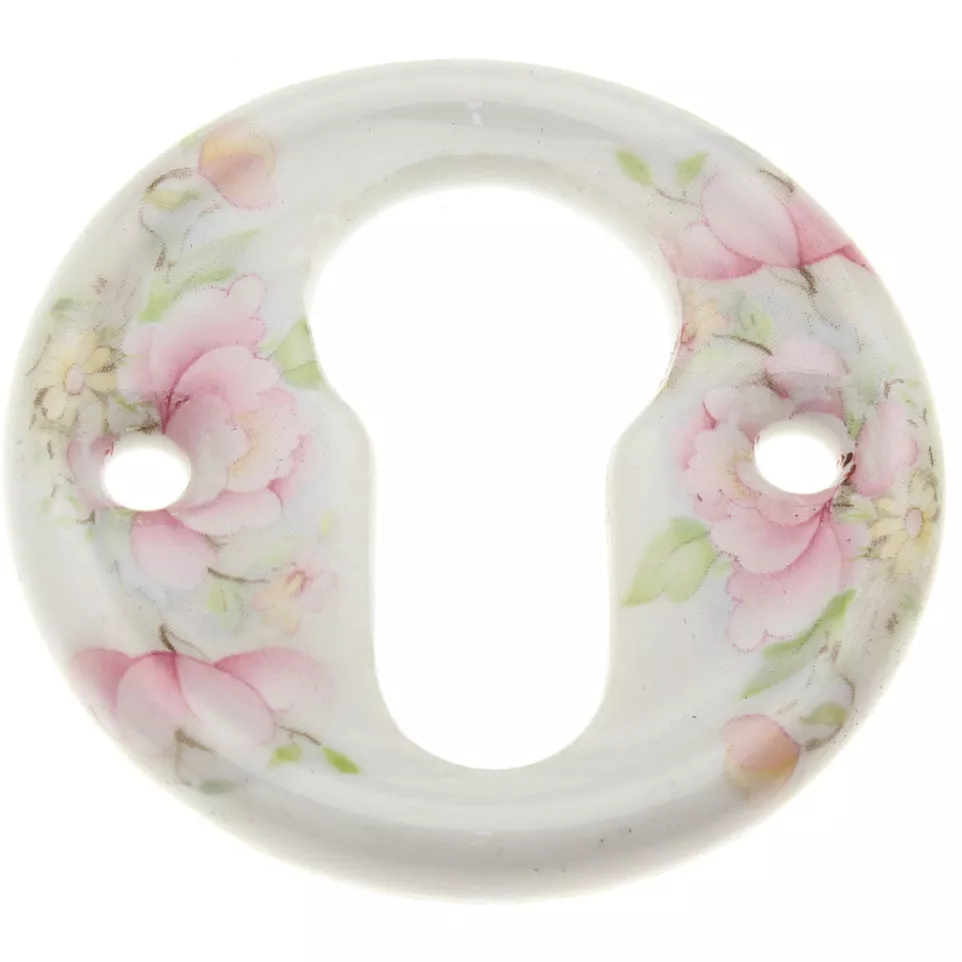 Porcelain Escutcheon PZ Satsuma Pink...