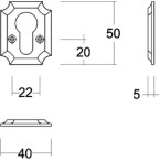 Rosette No. 86 PZ Cylinder...