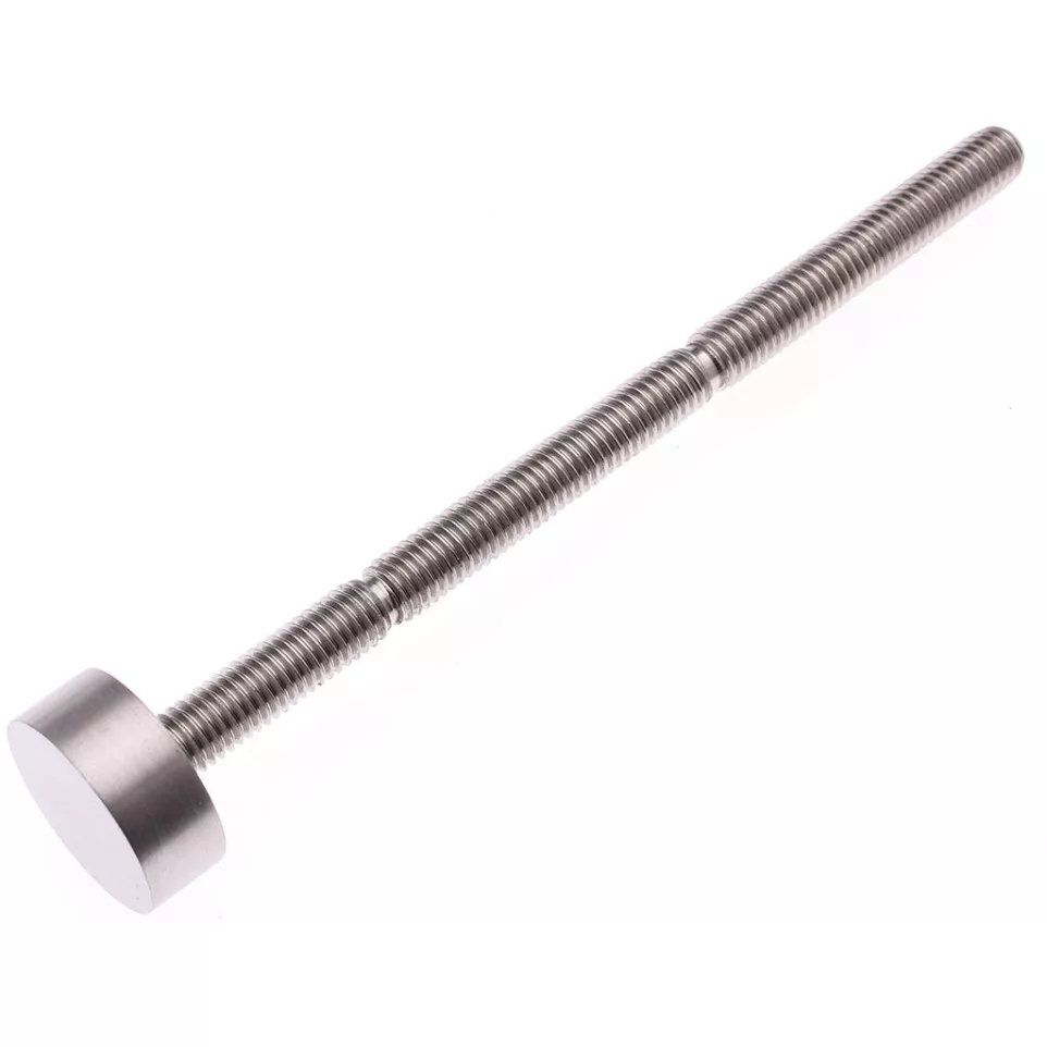 Kit de 2 fixation inox traversante M8...