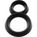 Huisnummer "8" zwart aluminium 95mm / pce