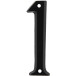 Huisnummer '1' zwart aluminium 95mm / pce