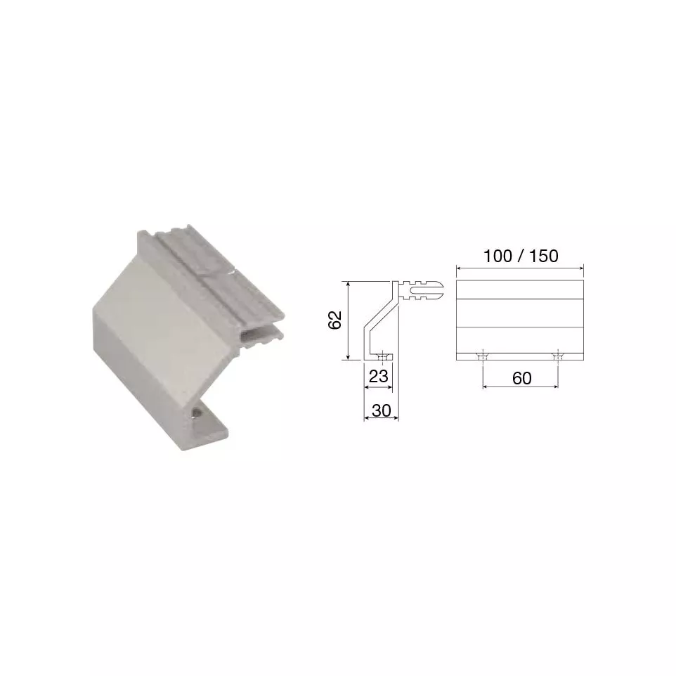 Argenta Aluminum Bracket 100mm...