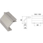 Support aluminium 100mm...
