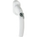 Hoppe Atlanta handgreep met sleutel Secu100+Secustik  32-42mm + 2 schroeven M5x50 & 55 wit ral 9016 / pce