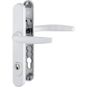 Handgreep + veiligheidsgreep met cilinderbescherming Hoppe Atlanta 92 PZ bruin RAL 8077 / pce