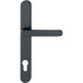Hoppe Exterior Door Handle Set 92 PZ Plate 3347N F9714M Matte Black per piece