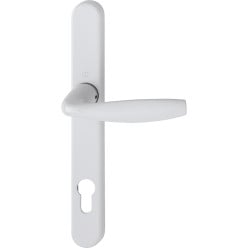 Hoppe New York 92PZ Exterior Door Handle Plate 3347N White per piece