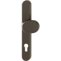 Tirant boule Hoppe 92 PZ (plaque 3357N) brun F8077 / pce