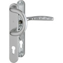 Handgreep + trekker Hoppe New-York 92 PZ (plaat 3357N) F9 / pce