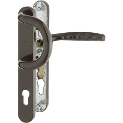 Hoppe New York Door Handle and Pull Set 92 PZ (Plate 3357N) Brown F8077 per piece
