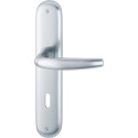 Paar handgrepen met montageplaten Hoppe Atlanta 1530/273 72BB alu F1 / pce