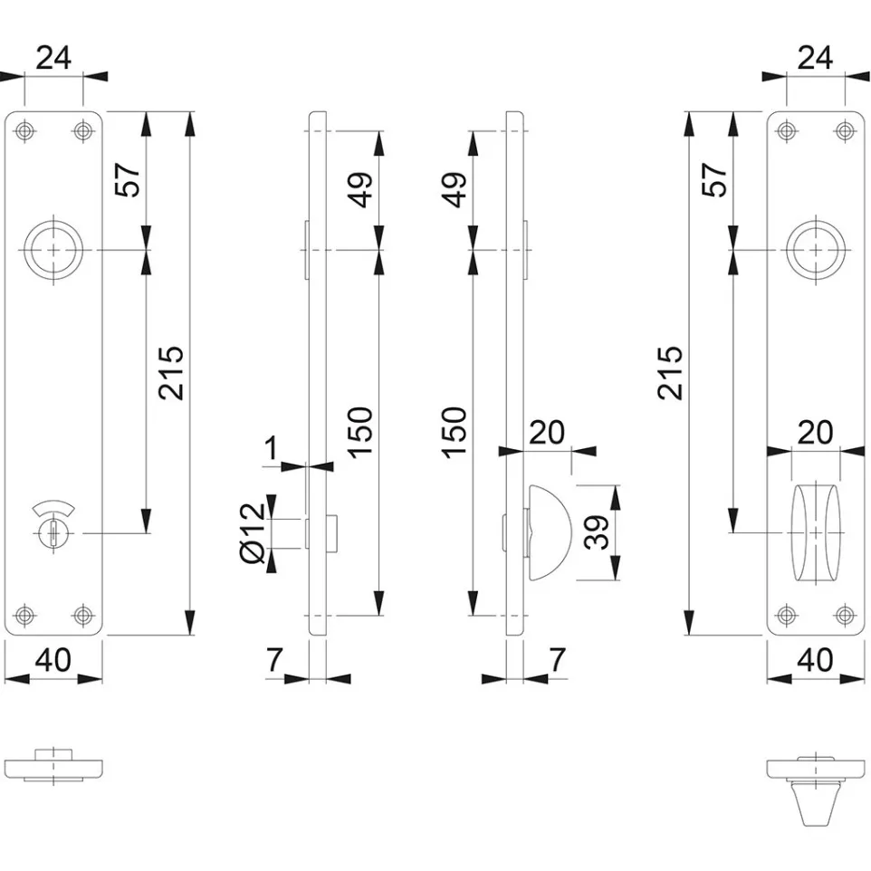 Paar lange vrije/bezette platen HP202...