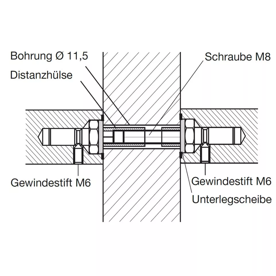 Mounting Bracket 250.60.5 (60–85mm)...