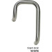 Ziekenhuis trekstang Ø21mm 220mm links (L) - geborsteld roestvrij staal / pce