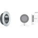 Ronde inox komgreep voor geleider / pce
