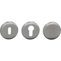 Paar Blinde inox ronde rozetten L&L Office BL / pce