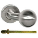 Vaste knop Ø55 inox L&L Office Sphere-2 art.342 / pce