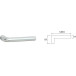 Paar aluminium handgrepen L 40mm / pce