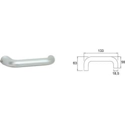 Pair of F1 Aluminum U-Shaped Handles for 40mm Doors / pc