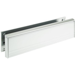 Paddock binnen en buiten brievenbusset wit (deur 20-40mm) / pce