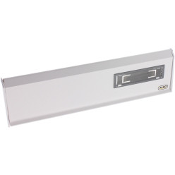 Entrée de lettres Albo 505 laqué blanc avec porte étiquette / pce