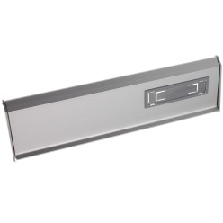 Briefgleuf ALBO 505 F1 aluminium naturel met etikethouder / pce