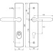 Set veiligheidshandgrepen - Tigra Dieckmann handgreep 110 PZ / pce