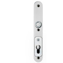 Security Door Handle Set on Plates SKG*** Lever/Knob PZ 92mm ZA Stainless Steel (without screws or spindle) / pc