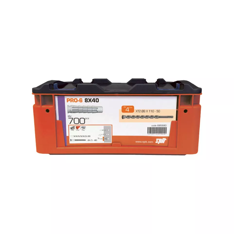 Set van 700 Spit Pro 6 pluggen + 4...