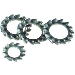 Rondelle éventail acier zingué Ø15mm / 200pce
