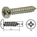 Stainless Steel A2 Pan Head Self-Tapping Screw DIN 7981C 4.2x16mm / 200 pieces