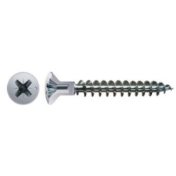 SPAX schroef verzinkt verzonken kop met kruisgleuf (PZ2) met kopboring Ø4,5x25mm / 1000PCE