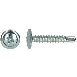 Zinc Plated Self-Drilling Pan Head Screw Ø4.2x19mm / 1000pcs
